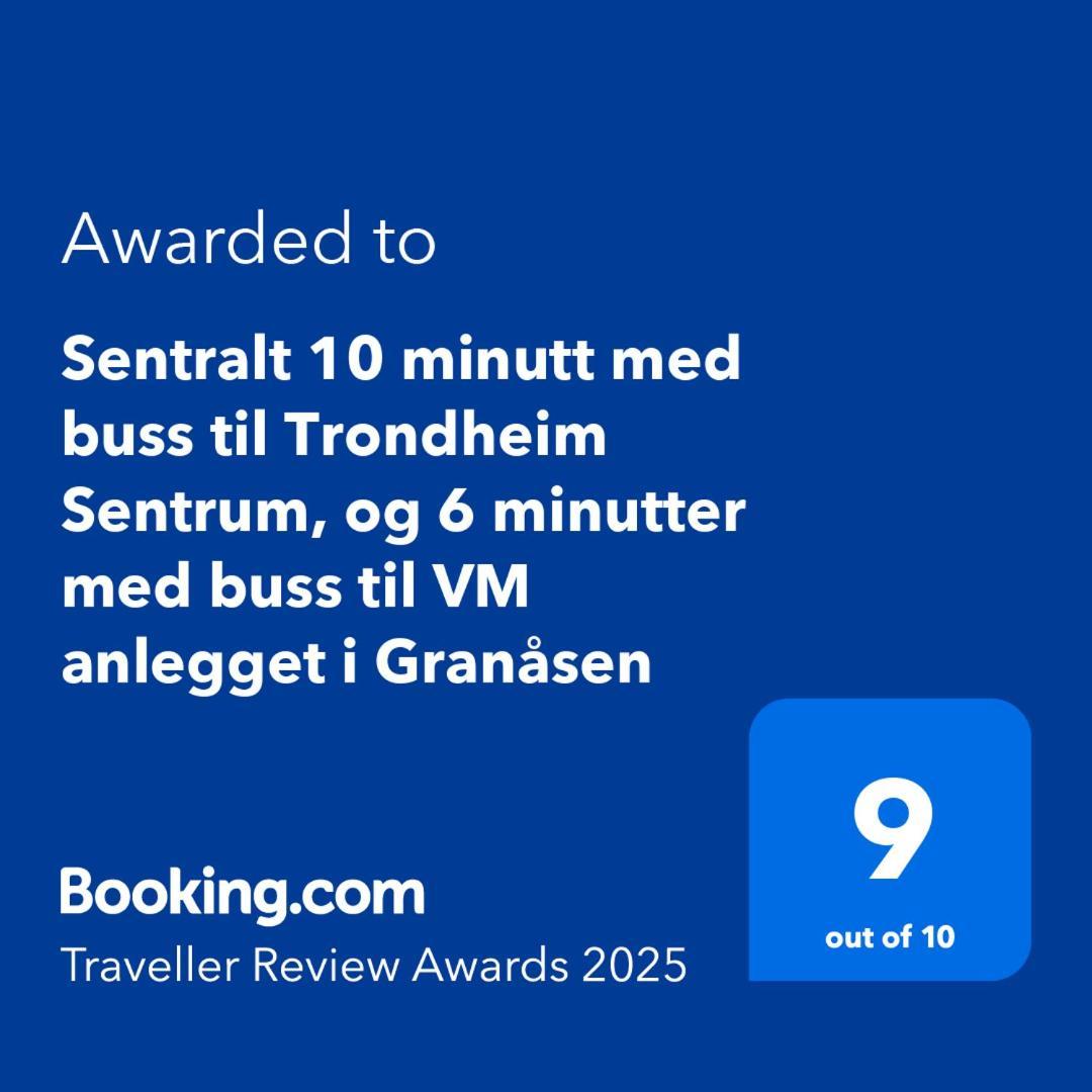 Sentralt 10 Minutt Med Buss Til Trondheim Sentrum Esterno foto